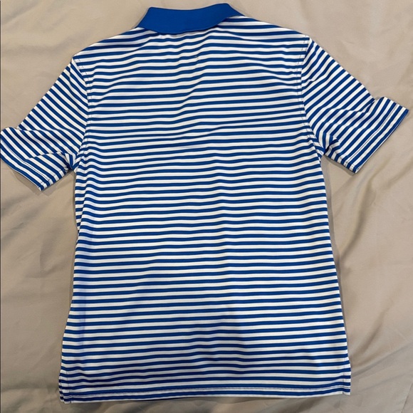 Masters Kids Polo with Blue and White Stripes - Picture 2 of 3